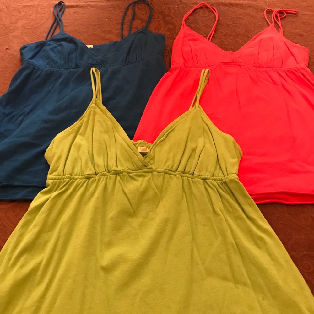 3 J Crew women’s strappy flowing tops